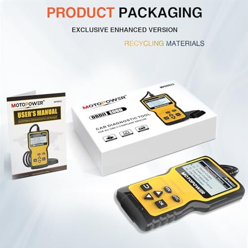 MOTOPOWER MP69033 Car OBD2 Scanner Code Reader Engine Fault Scanner CAN