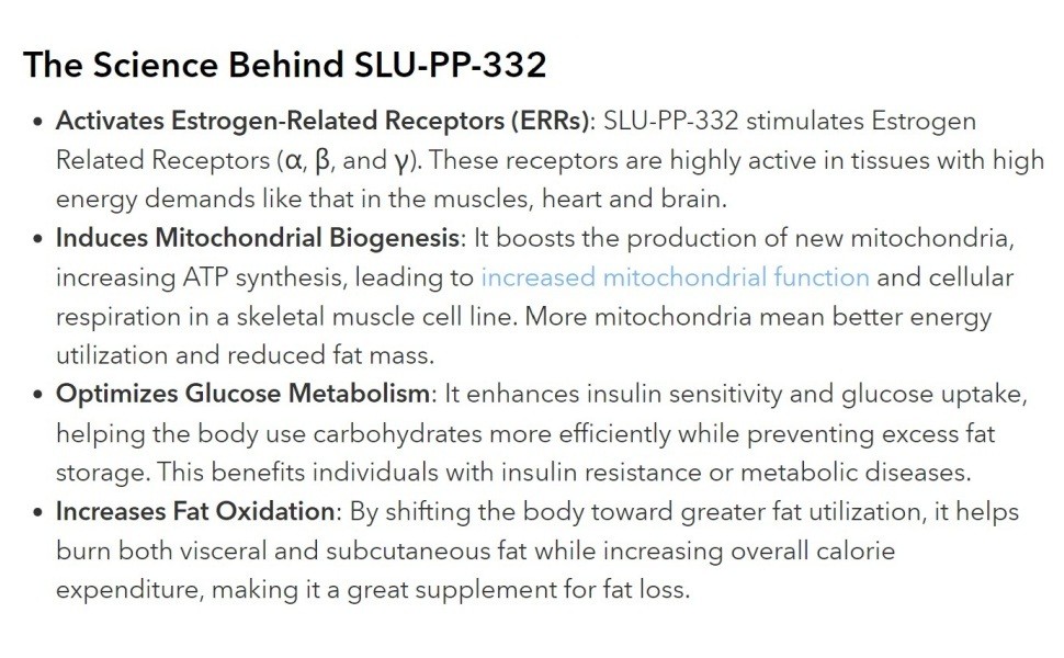 SLU,PP,332, Purity 99% Min, 5g/10g/25g