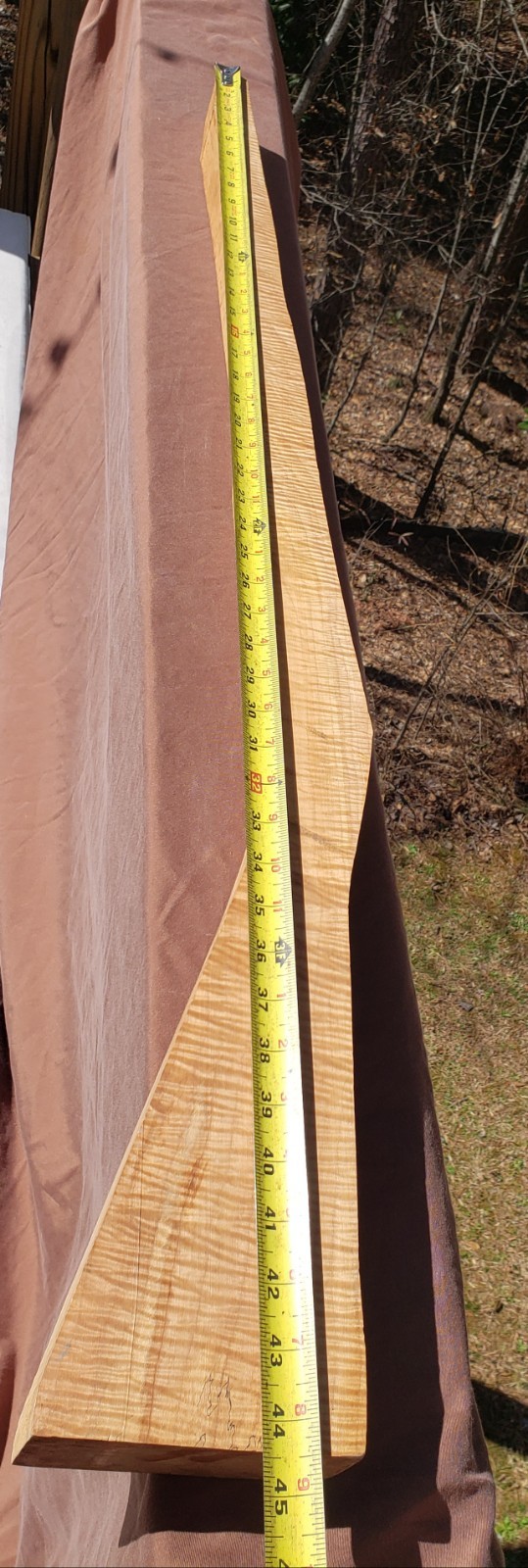 🔥 EXTRA CURLY TIGER MAPLE FULLSTOCK BLANK SLAB MUZZLELOADER LONGRIFLE HAWKEN