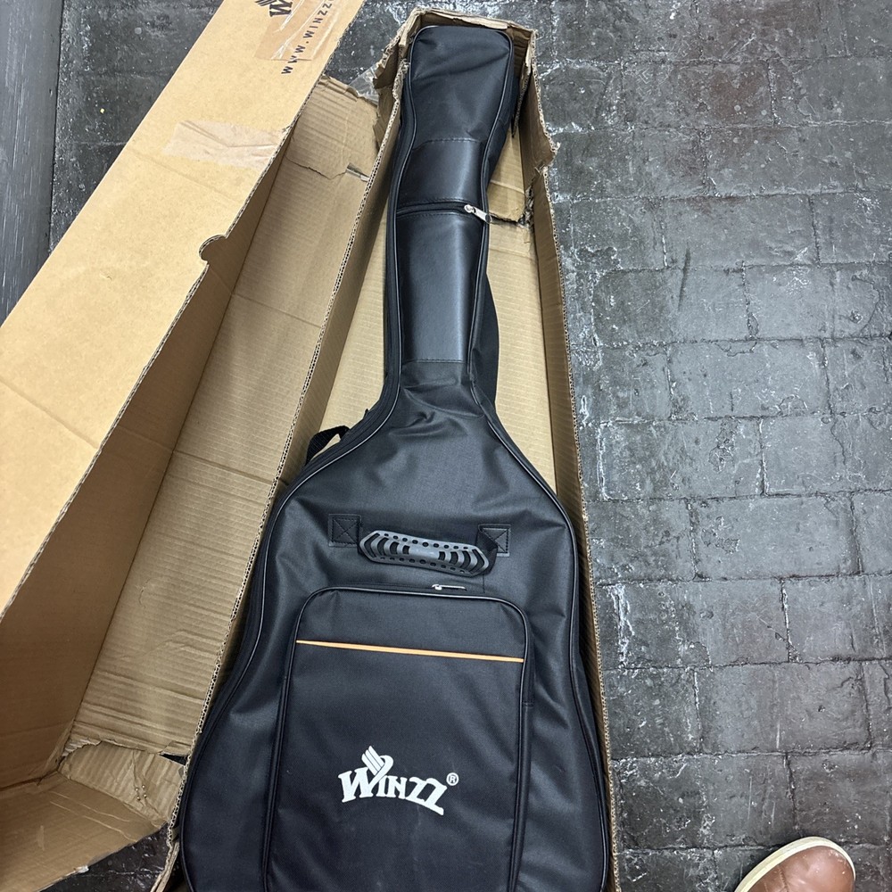 Winzz 4/4 Electro Acoustic Guitar Only Read Description