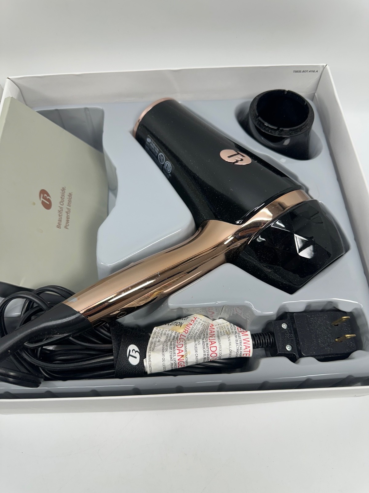 T3 Featherweight 2 Hair Dryer, Model # 73832