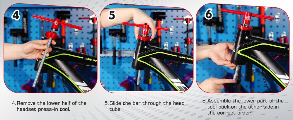 Headset Bottom Bracket BB Frame Install Remove Tool Bicycle Bearing Press Tool