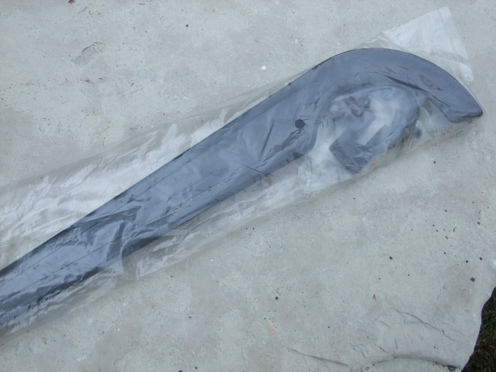 Smoke colored chain guard for BMX Bicycle, 13" long