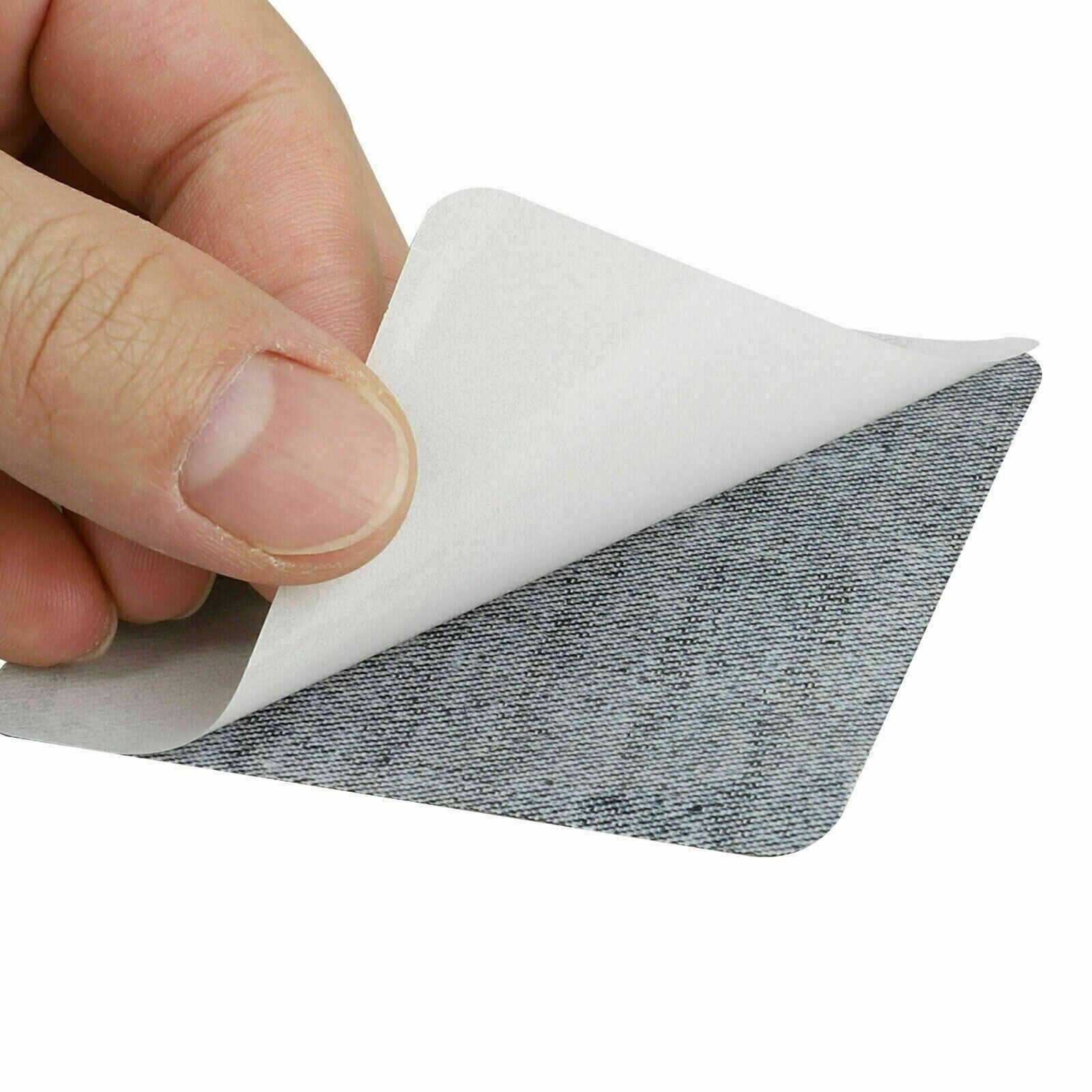 5 Colors DIY Iron on Denim Fabric Patches for Clothing Jeans Repair Kit（20pcs ）