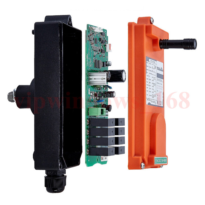 Crane Wireless Controller Transmitter&Receiver Radio Remote 65V-440V 6Key F21-E1