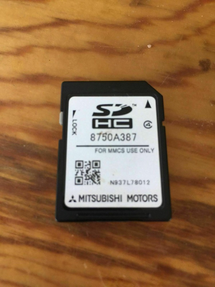 MITSUBISHI NAVIGATION SD CARD 8750A387