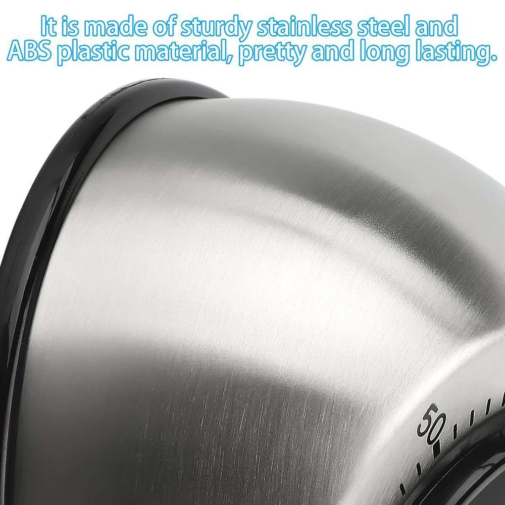 Kitchen Cooking Timer Alarm Count Down Mechanical Timer 60 Minutes Counter Bell