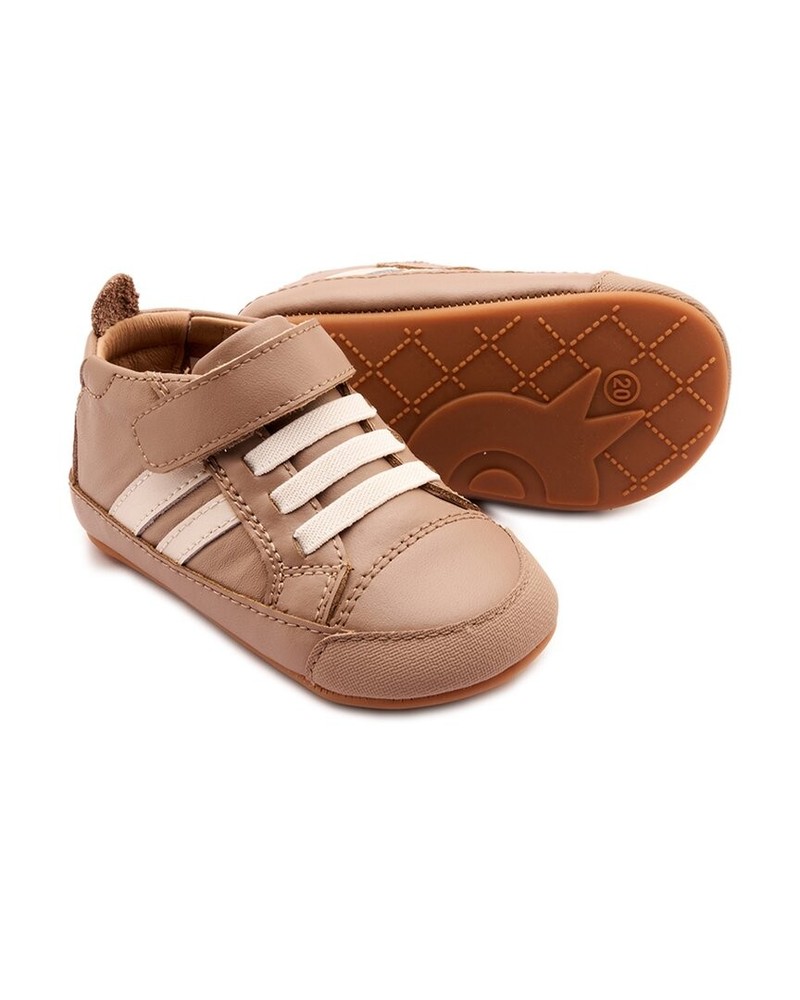 Old Soles High Roller Shoe Leather Sneaker Brown 18