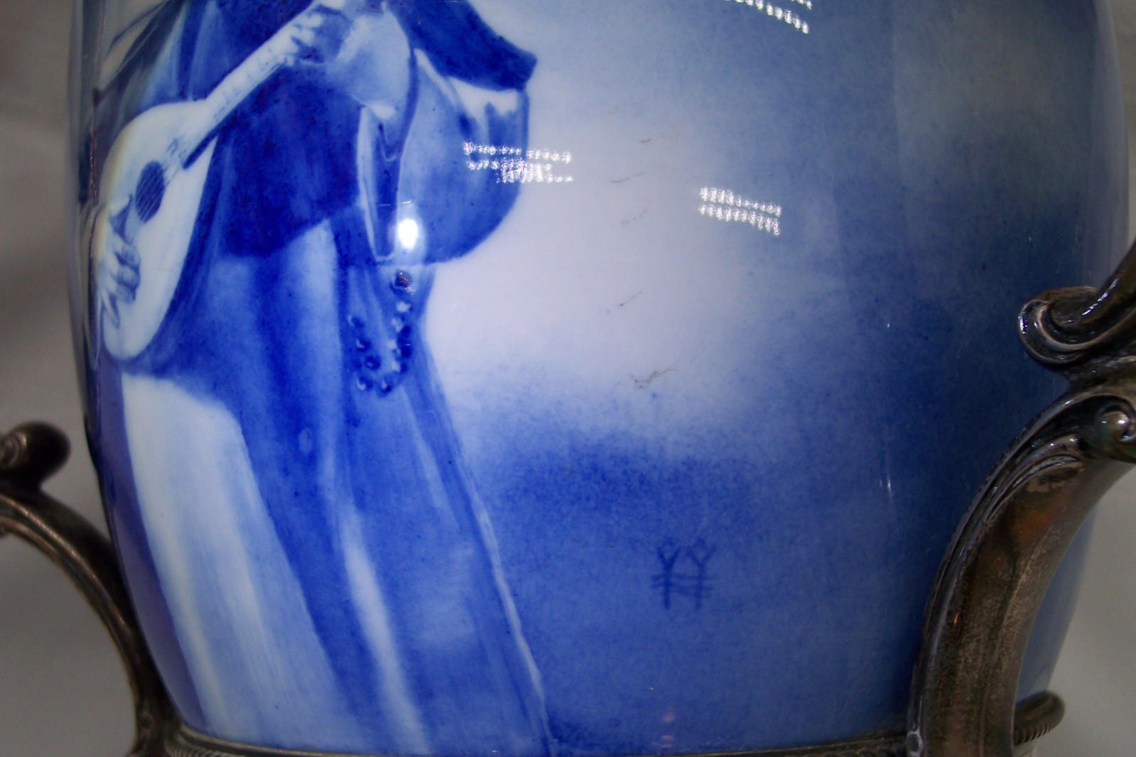 CAC Ceramic Arts Co Lenox Gorham Sterling Silver Loving Cup Stein 5 1/2 Pint