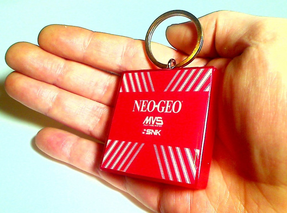NEO GEO Arcade Coin Door accessory Keychain