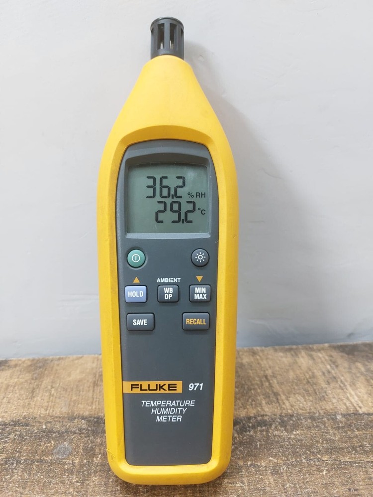 fluke 971 TEMPERATURE & HUMIDITY METER TESTED OK