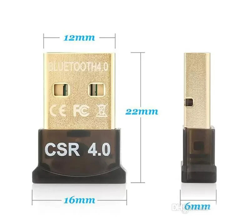 Mini Bluetooth CSR 4.0 USB 2.0 CSR4.0 Dongle Adapter For Win 8 7 XP Laptop PC