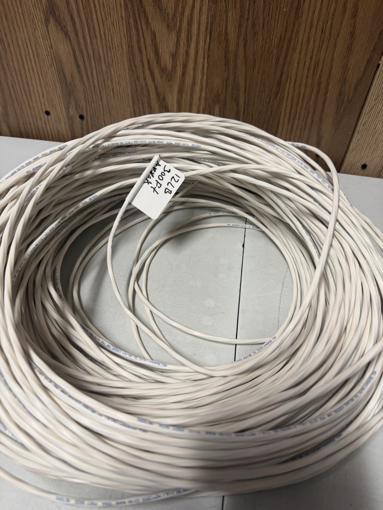 Belden 6302UE 18AWG 4-Conductor CMP Plenum Control Cable ~280 FT White