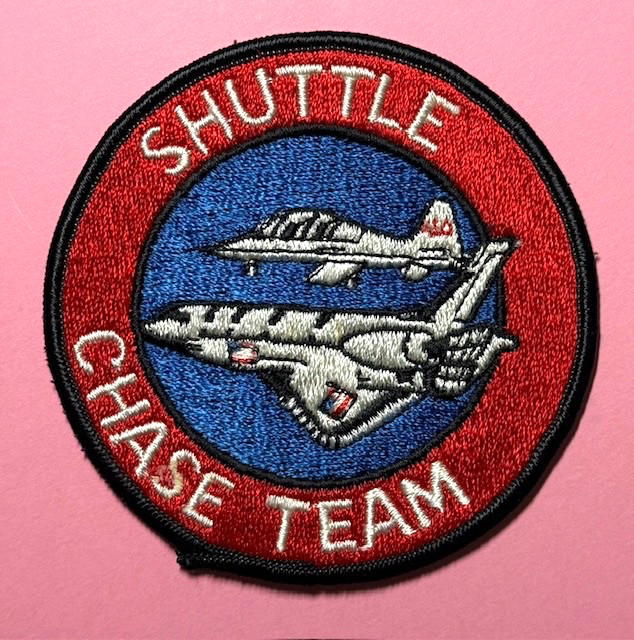 SHUTTLE CHASE TEAM NASA CLOTH BACK PATCH
