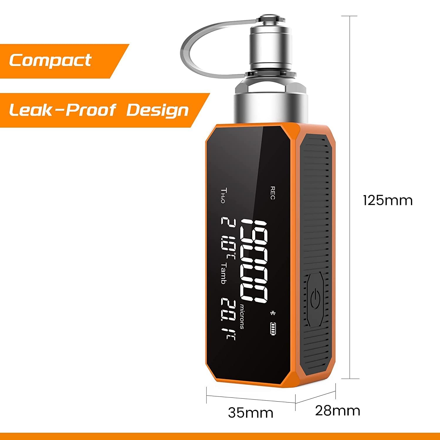 Elitech Vacuum Gauge Digital Microns Meter for HVAC/R 1~19000 Microns VGW-Mini