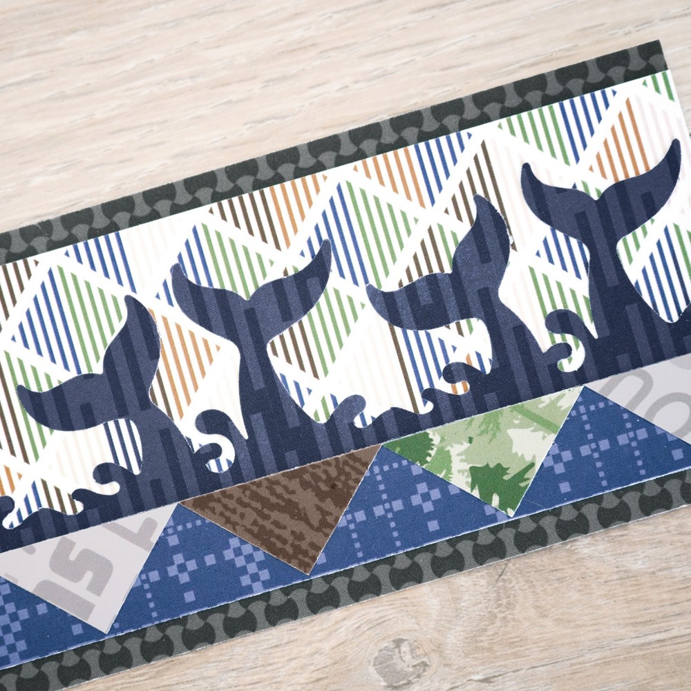 Creative Memories Whale Tail Decorative Border Punch