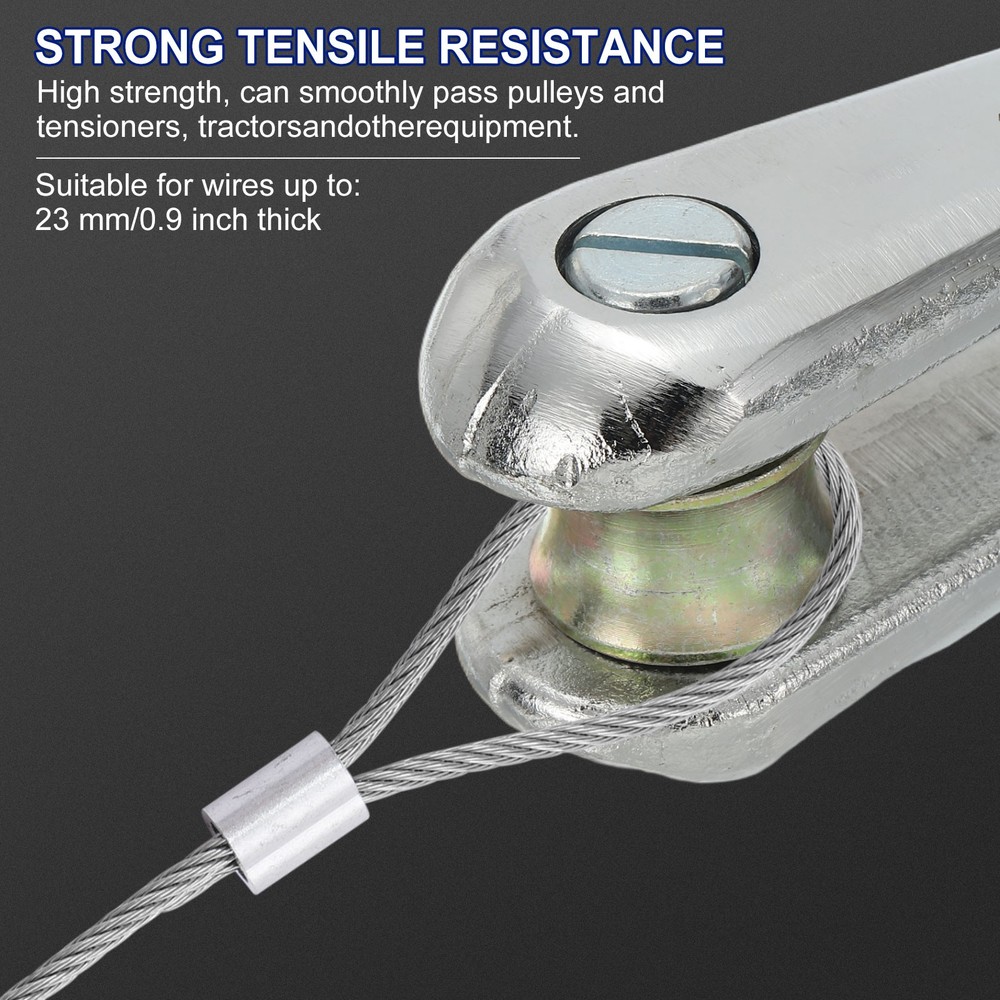 8T Cable Pulling Tool Wire Breakaway Wire Line Rope Ball Bearing Connector