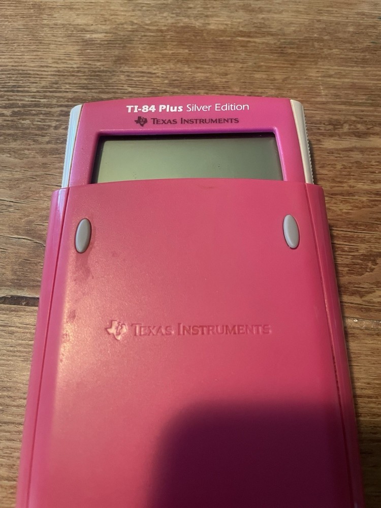 Texas Instruments TI-84 Plus Graphing Calculator Silver Edition 10-Digit LCD