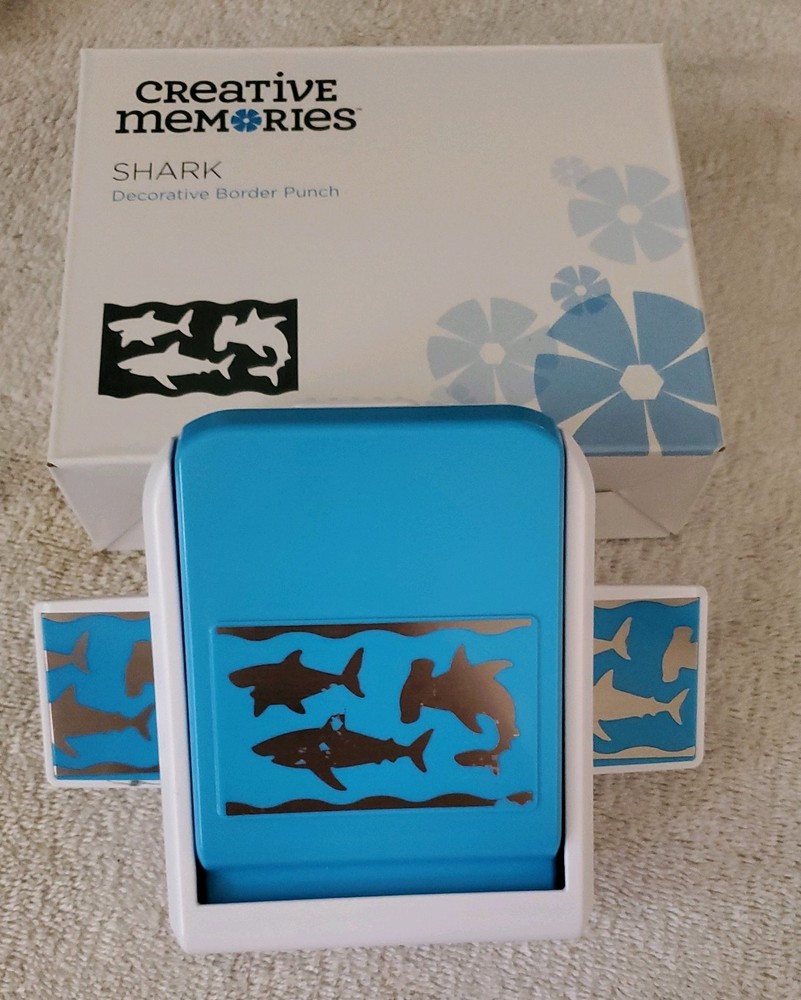 NEW Creative Memories Shark Decorative Border Punch (Read Note)