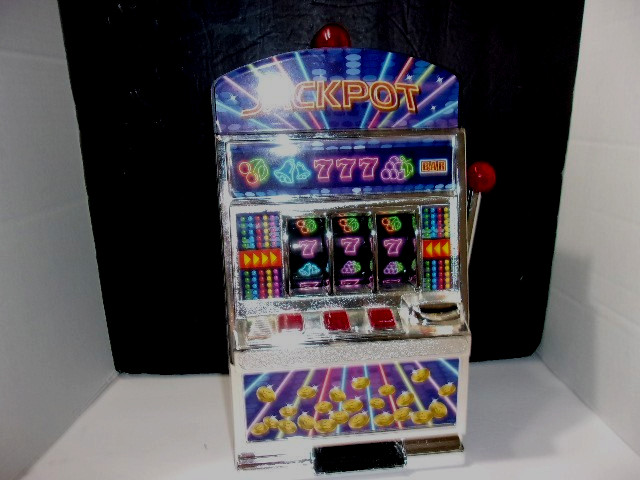 Arcade Slot Machine Tabletop Pull the Lever -Tested