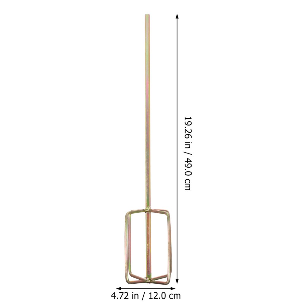 2pcs Practical Paint and Mud Mixer Hexagonal Head Mud Mixer Drill Tools