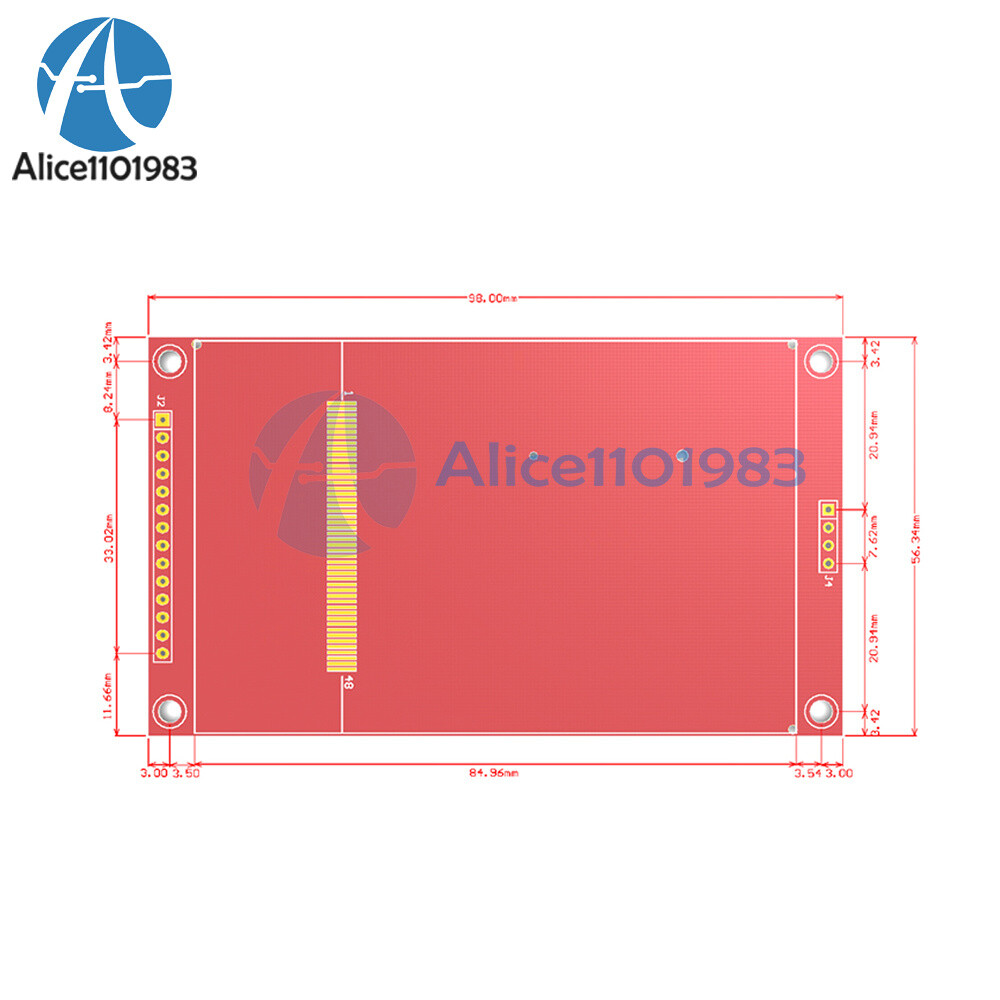 3.5 Inch TFT LCD Touch Screen Module ILI9488 Board SPI Interface 480x320 Pixel
