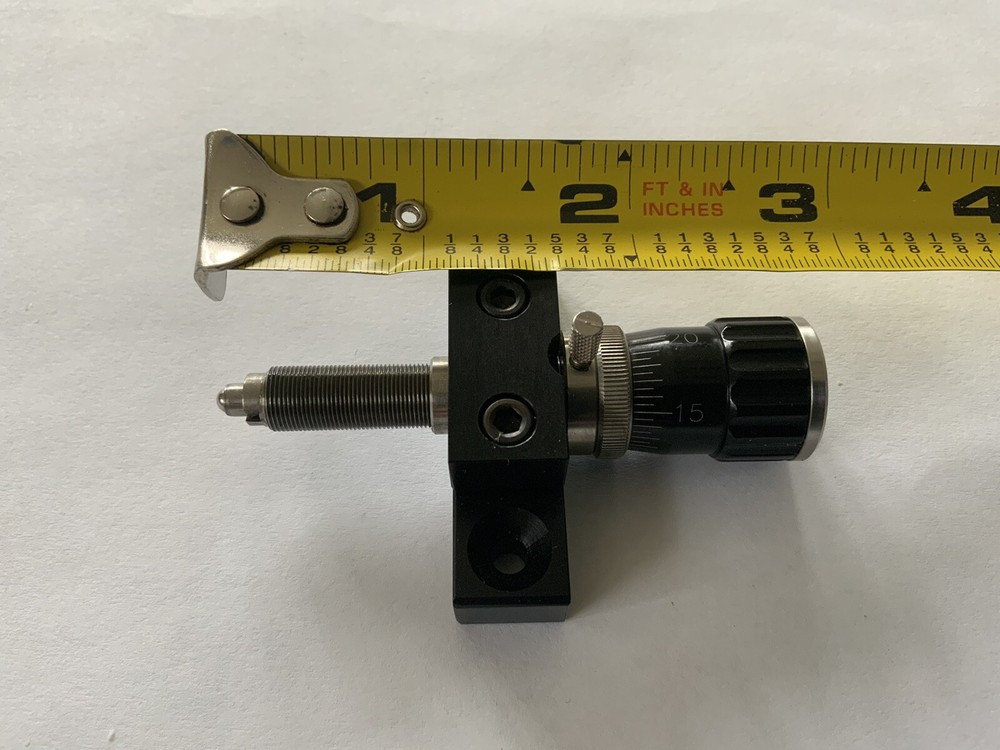 Single Axis Precision Micro Position Unit With Mounting Block