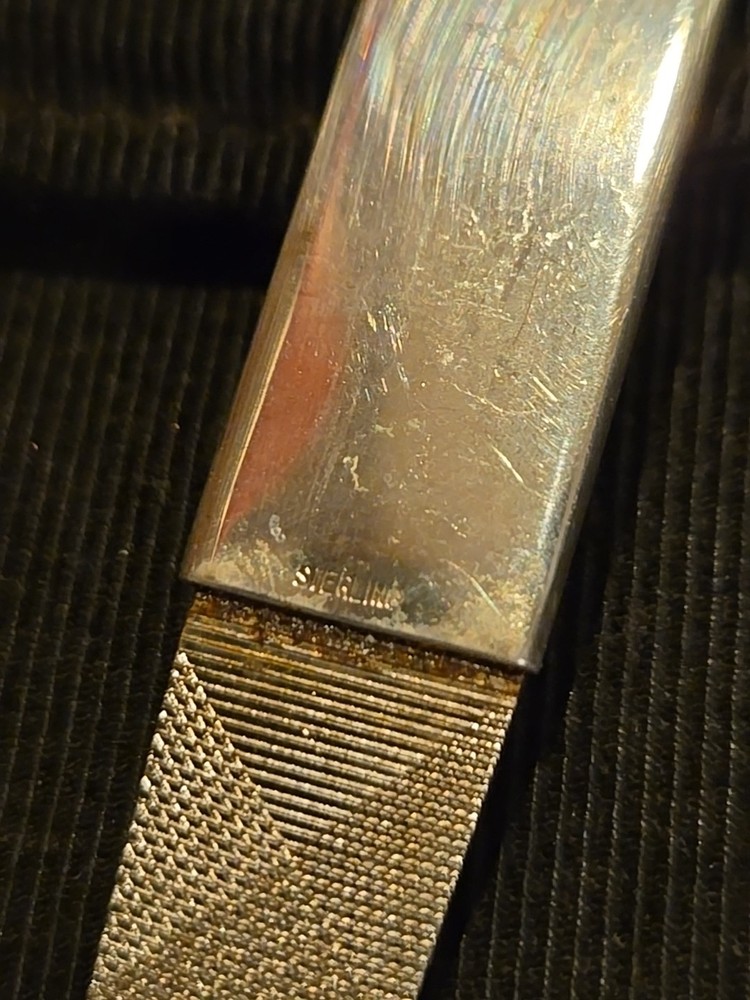 Georg Jensen Sterling Silver Lipstick, Comb, Atomizer, File, Cigarette Case Set