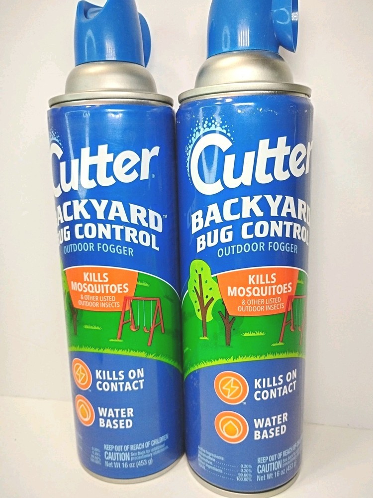 2 PACK - Cutter Backyard Bug Control Outdoor Fogger 16oz Ea