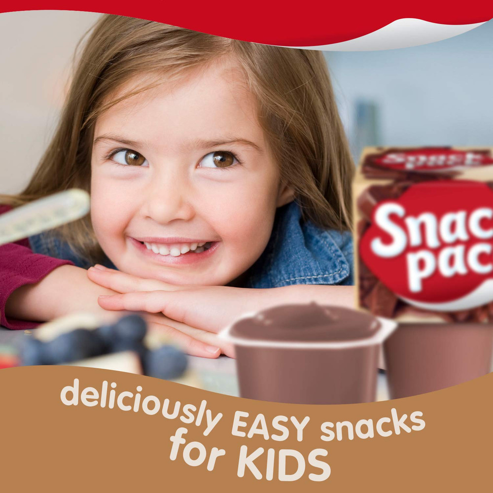 Chocolate Pudding Cups, 4 Count, 12 Pack