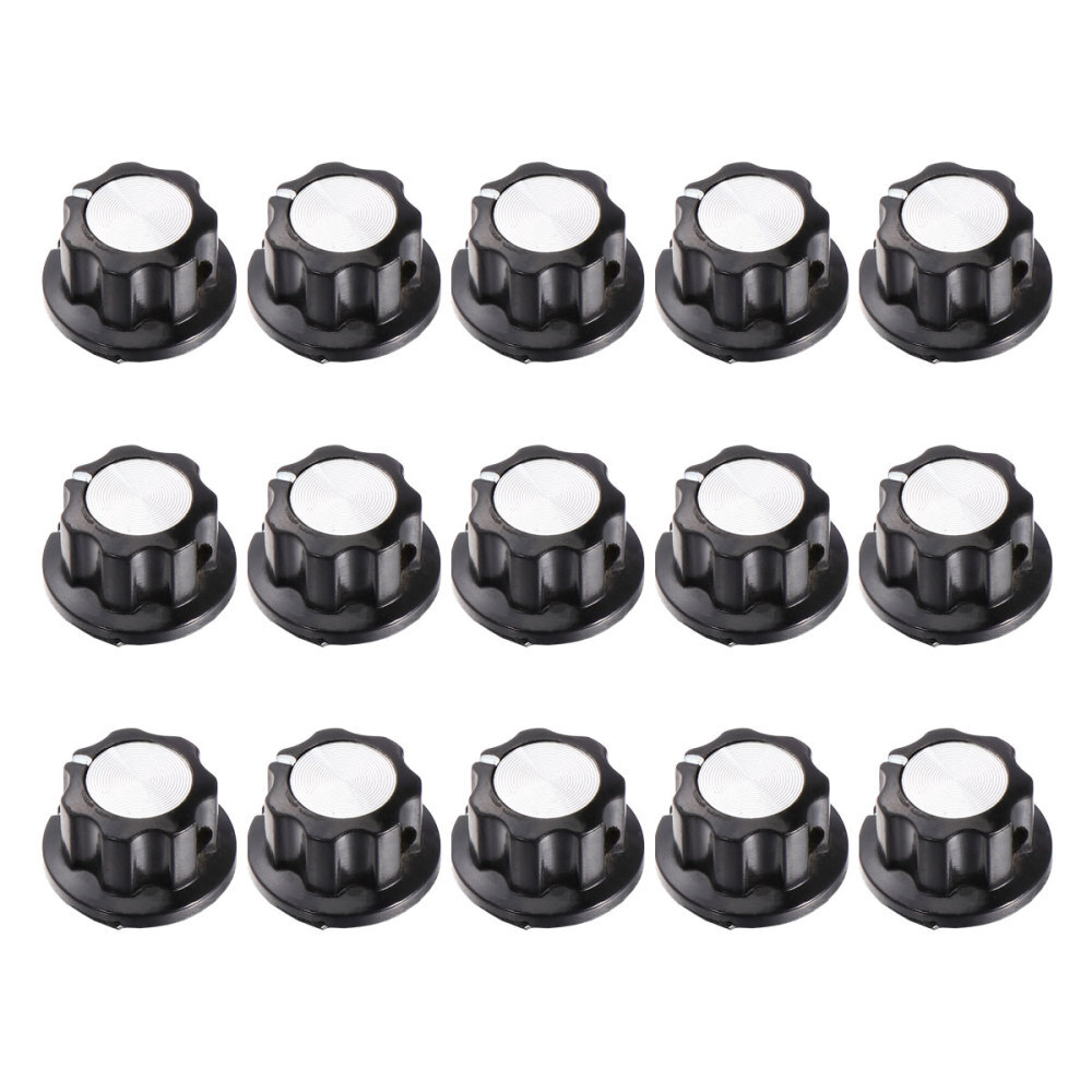 15 Pcs Electric Guitar Tone Knobs Guitar Amplifier Knobs Electric Guitar Knob