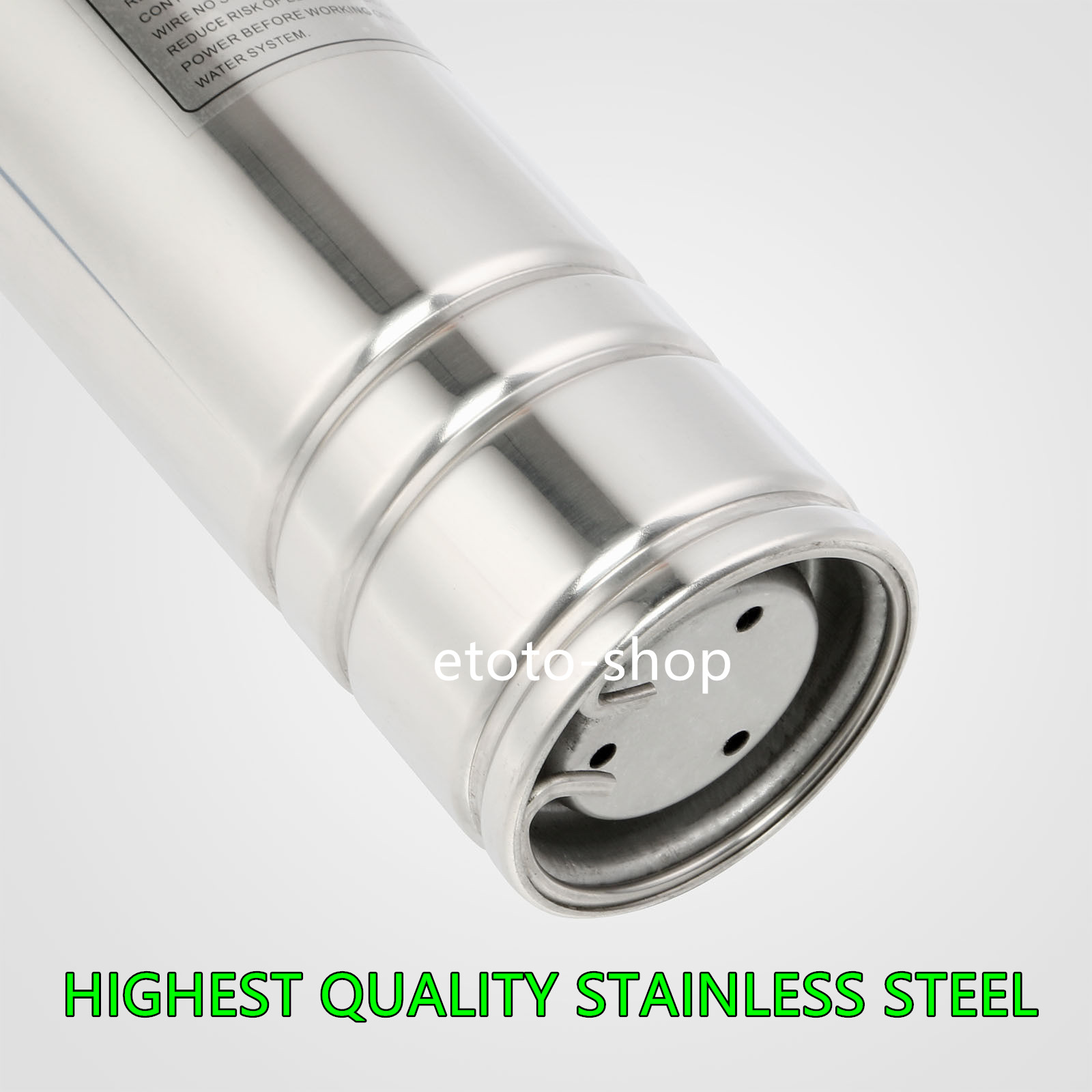 New Model 3 HP S/Steel Submersible Bore Water Pump with 30M Cable