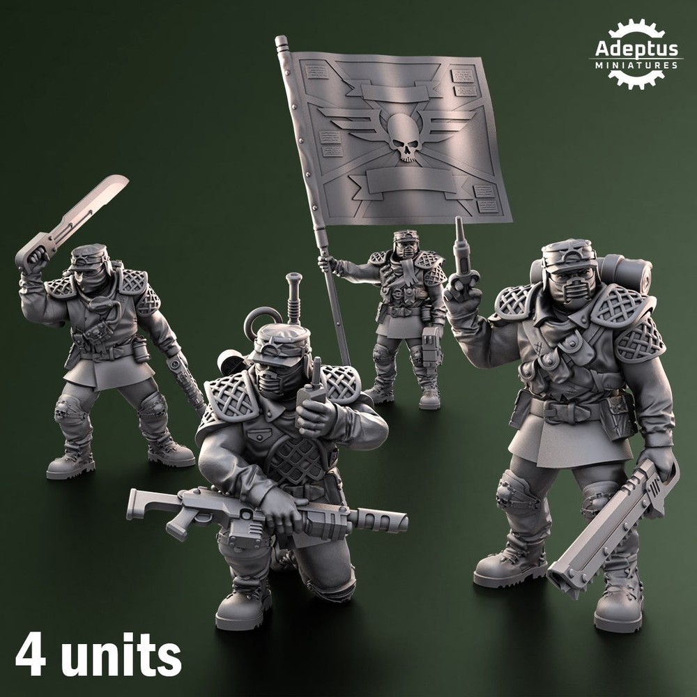 Command Squad - Sunscorch Regiment - Set of 4