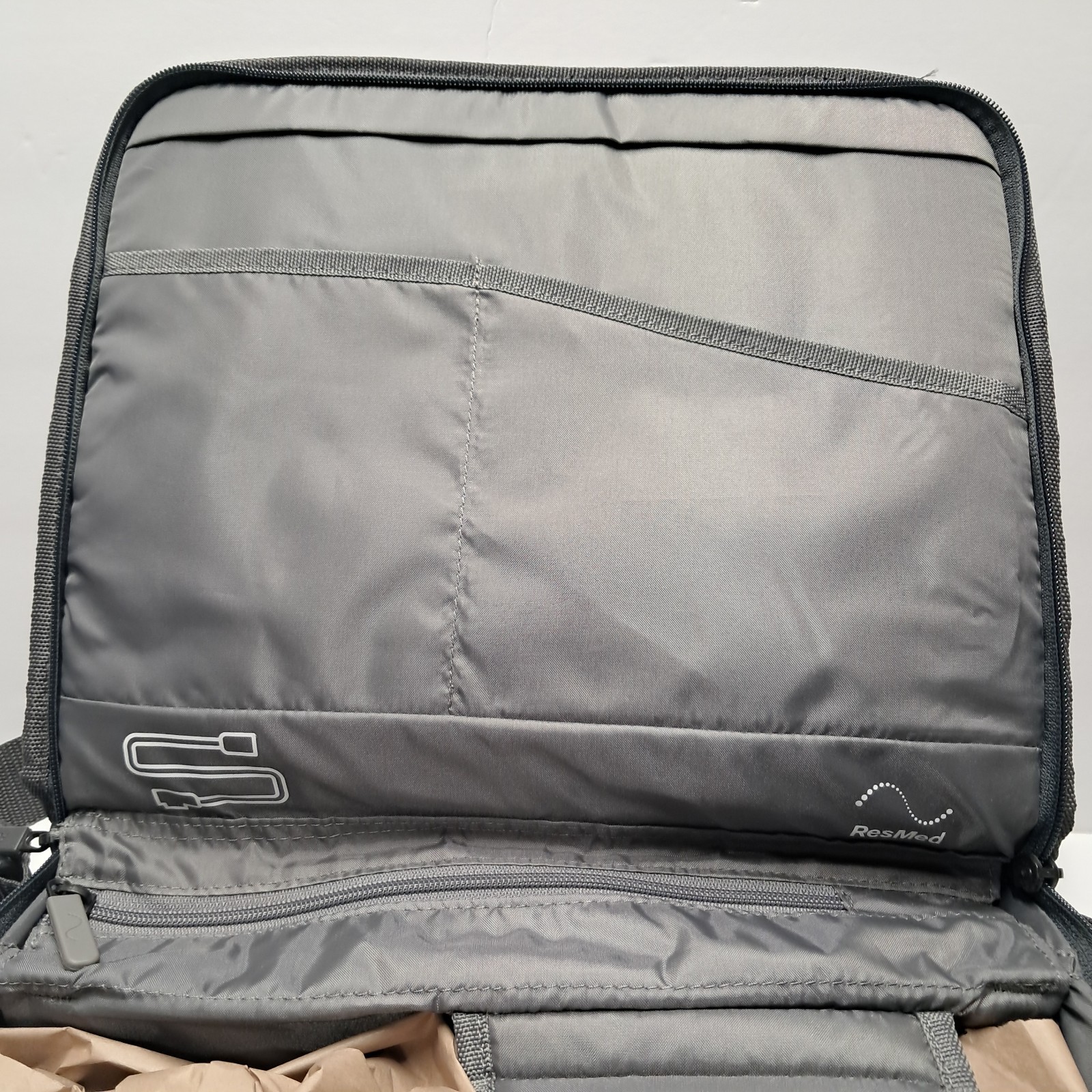 ResMed AirSense 10 CPAP Gray Travel Bag Shoulder Tote Carry Case Only
