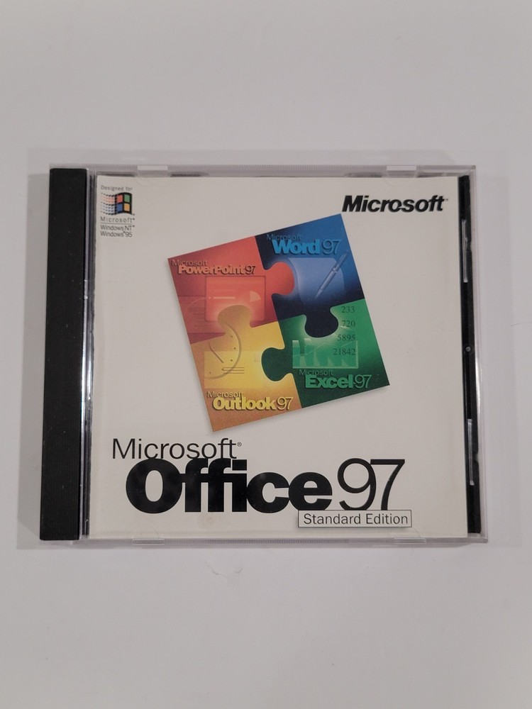 Microsoft Office 97 Standard Edition (PC CD-ROM with CD Key)