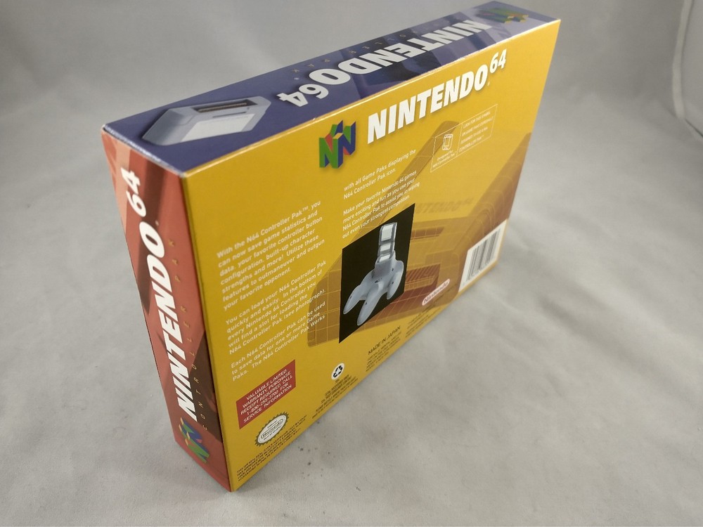 Nintendo 64 N64 Controller Pak w/ Original Box & Cardboard Insert