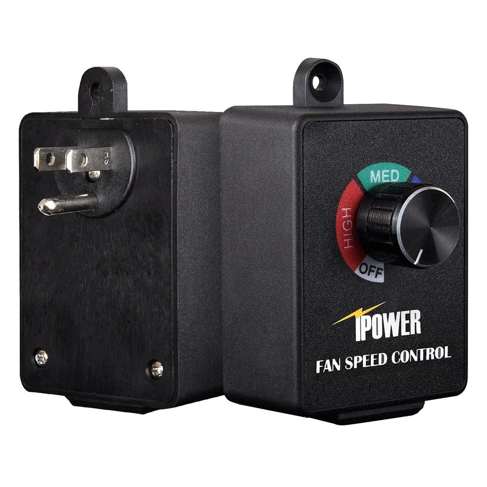iPower ETL Certified Variable Fan Speed Controller for Inline Fan Air Blower