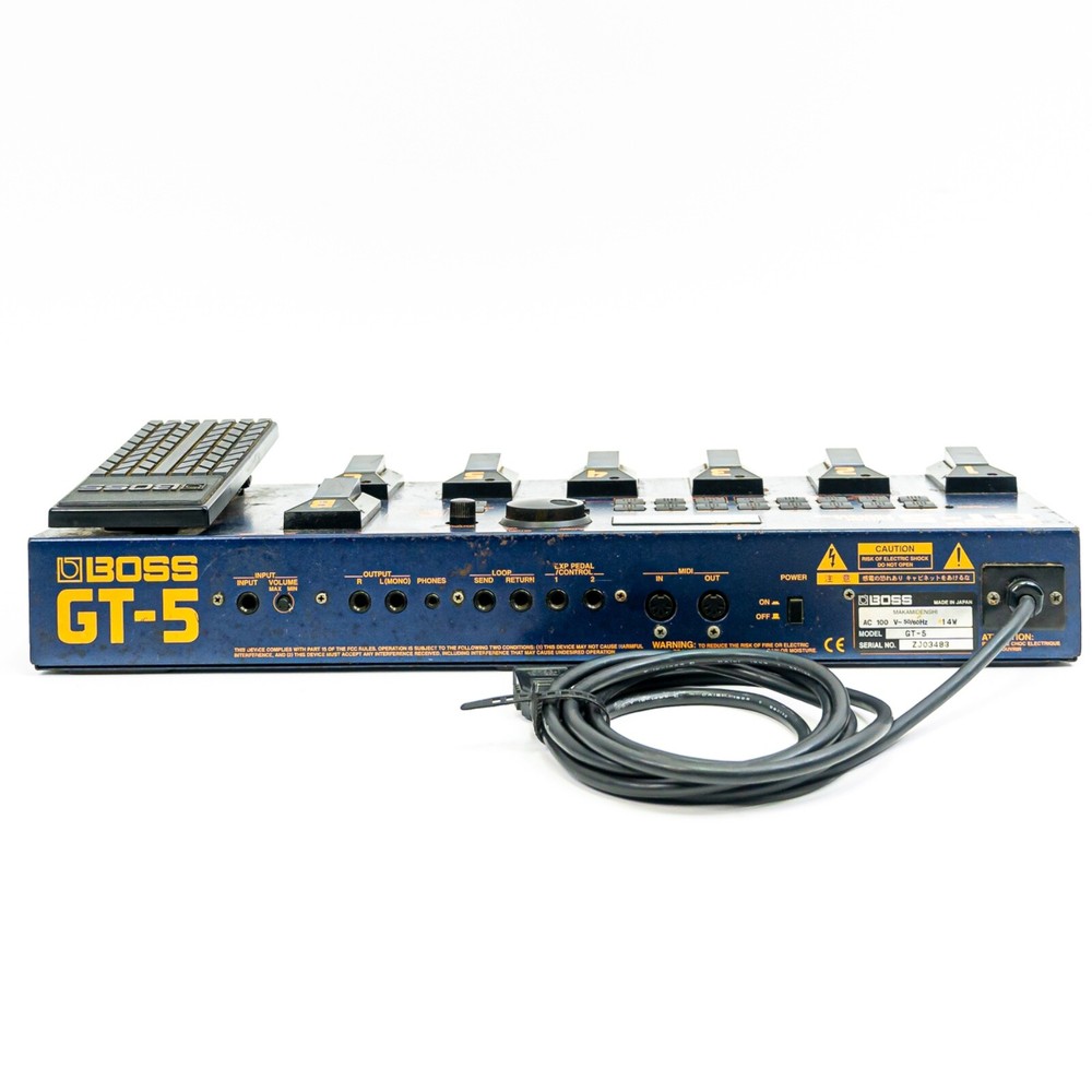 Boss GT-5 Guitar Multi-FX Processor - ’90s Multi-Effects Icon with COSM Modeling