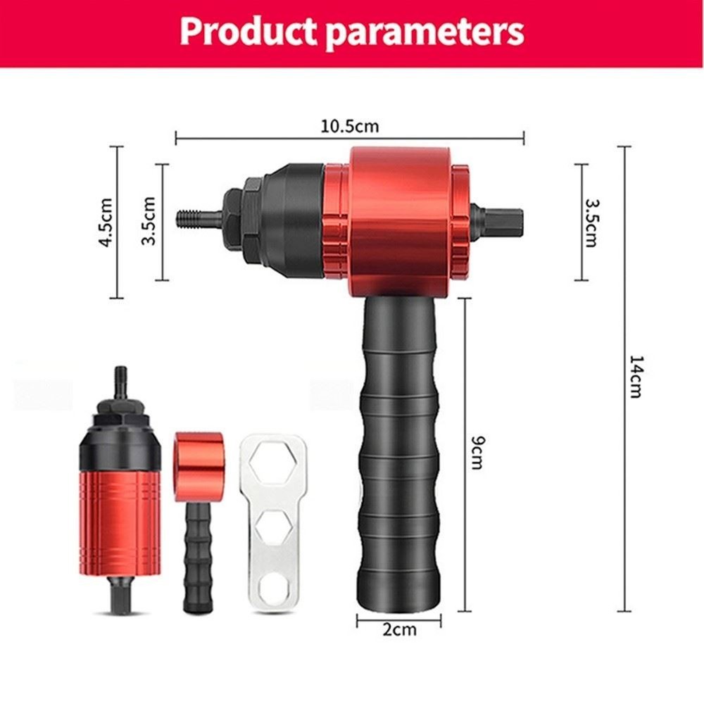 Detachable Hand Rivet Tool Conversion Set Electric Pneumatic Rivet Machine