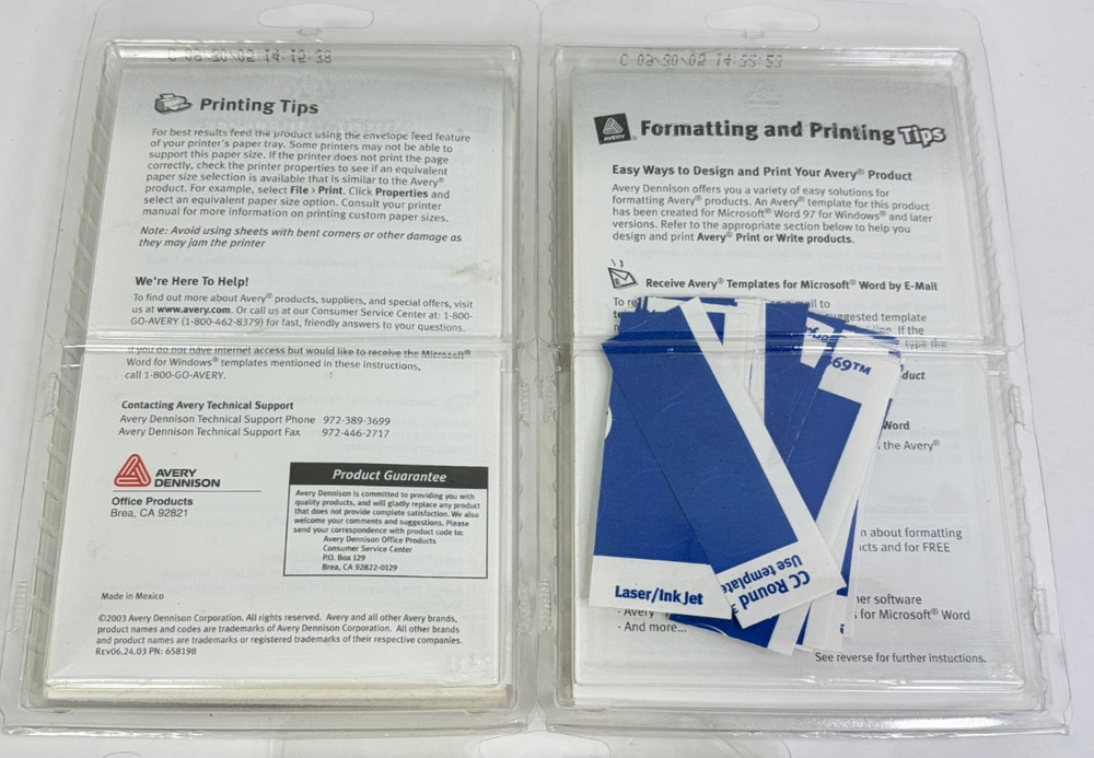 Avery Blue Removable Color Coding Labels Blue 5469 3/4" Round + Mailing Seals