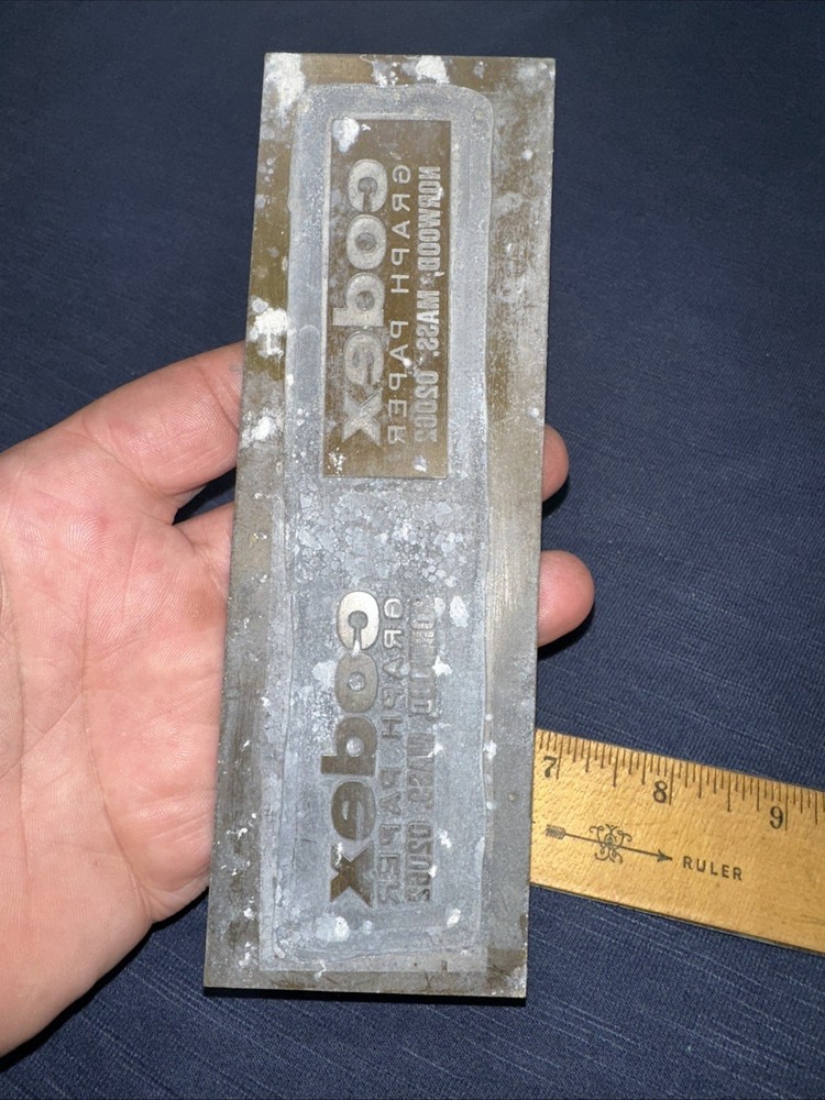 Printing Plate ( Codex Graph Paper Norwood Mass.)