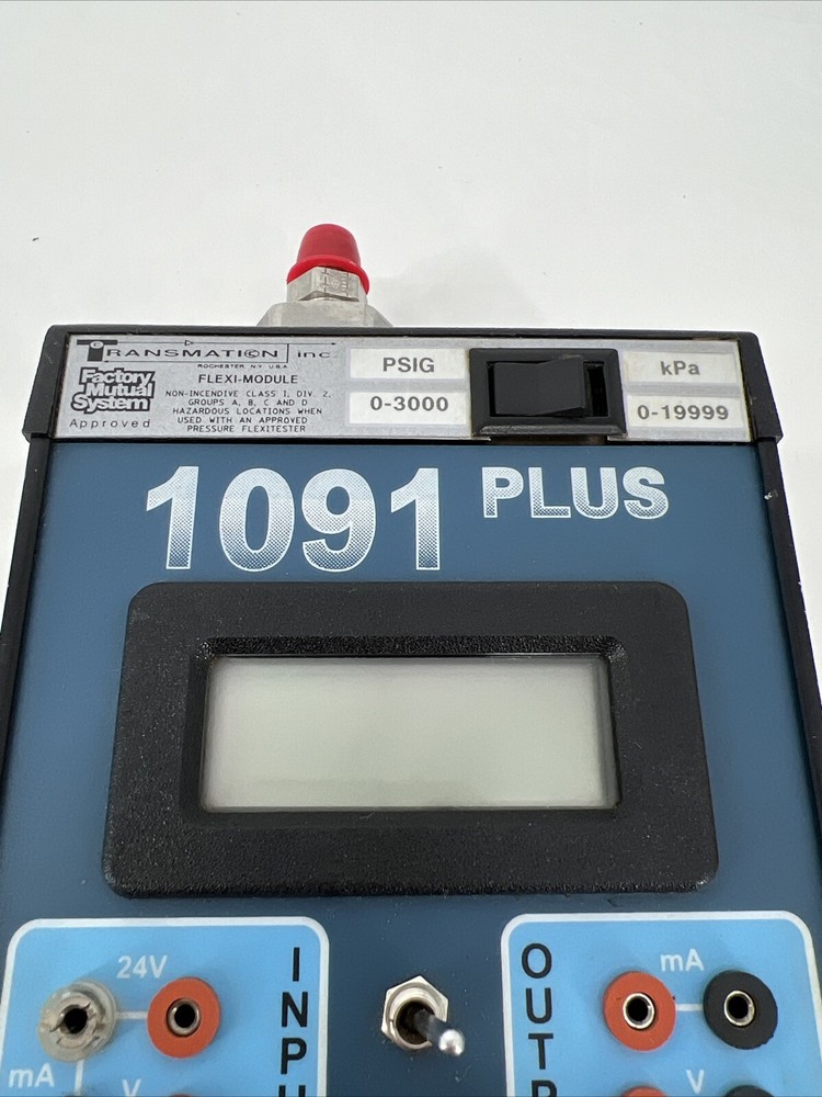 Transmation 1091 PLUS Multifunction Process Calibrator Unit, 0-3000 PSIG