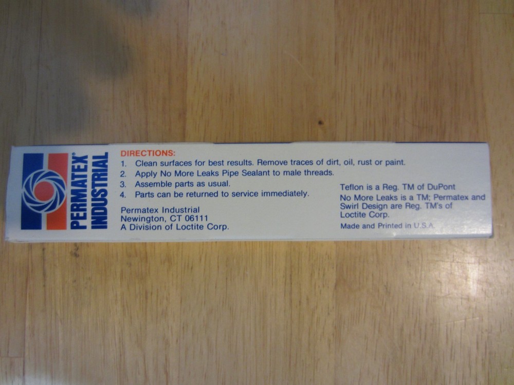 Permatex 80725 Plastic Pipe Sealant, 2 Fl. Oz.