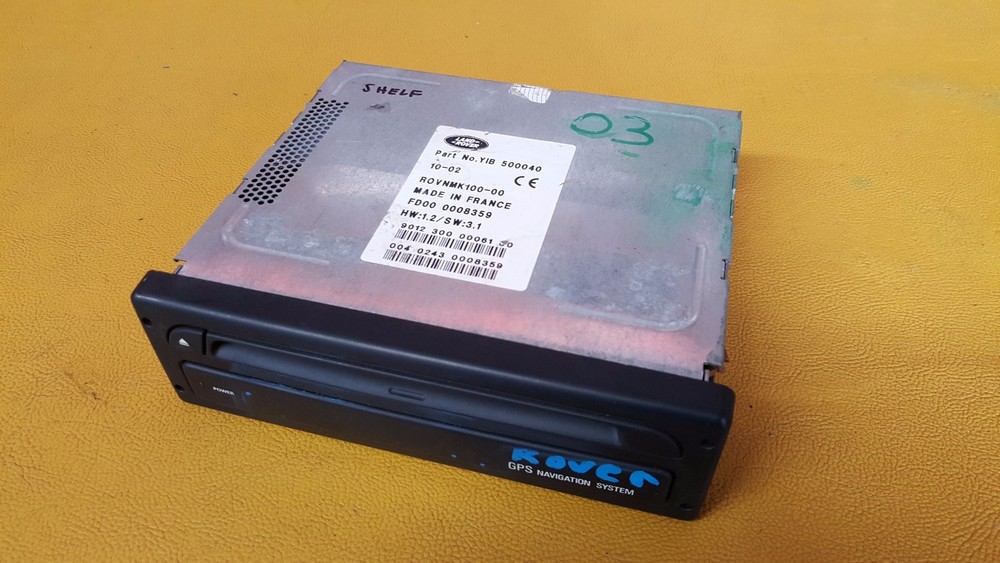 2003 2004 RANGE ROVER GPS NAVIGATION SYSTEM DVD PLAYER # YIB500040