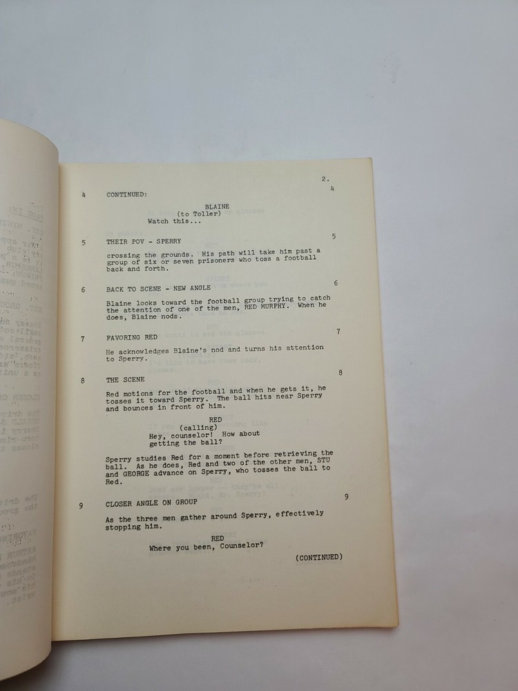 MOST WANTED / Elroy Schwartz 1976 Script, Robert Stack "The White Collar Killer"