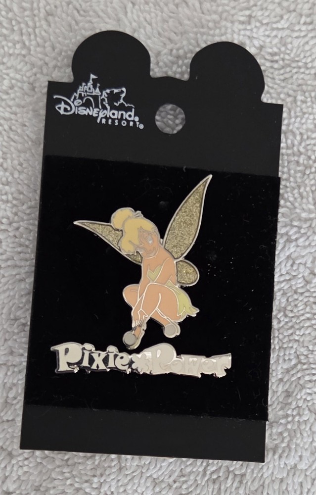 DISNEY DLR TINKER BELL PIXIE POWER GLITTER WINGS FROM PETER PAN 2 PIN SET