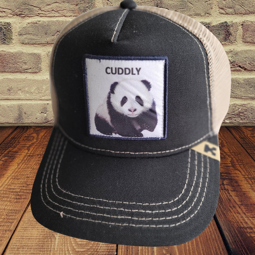 CUDDLY Hat Crazy Trucker Baseball Cap Mesh Panel Adjustable One Size Snap Back
