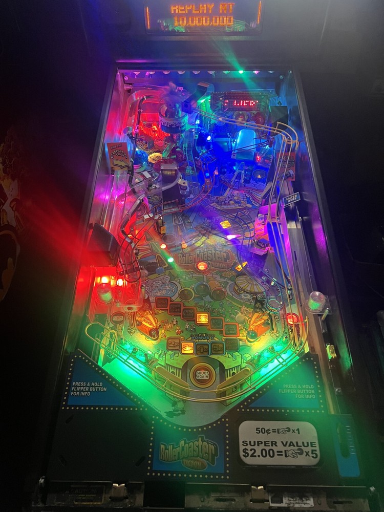 ROLLERCOASTER TYCOON - NON GHOSTING Lighting Kit SUPER BRIGHT PINBALL LED KIT