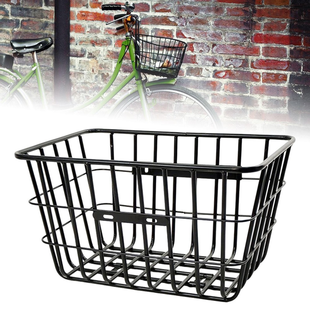Bicycle Front Basket Includes Install Hardware Storage Carrying Accessories