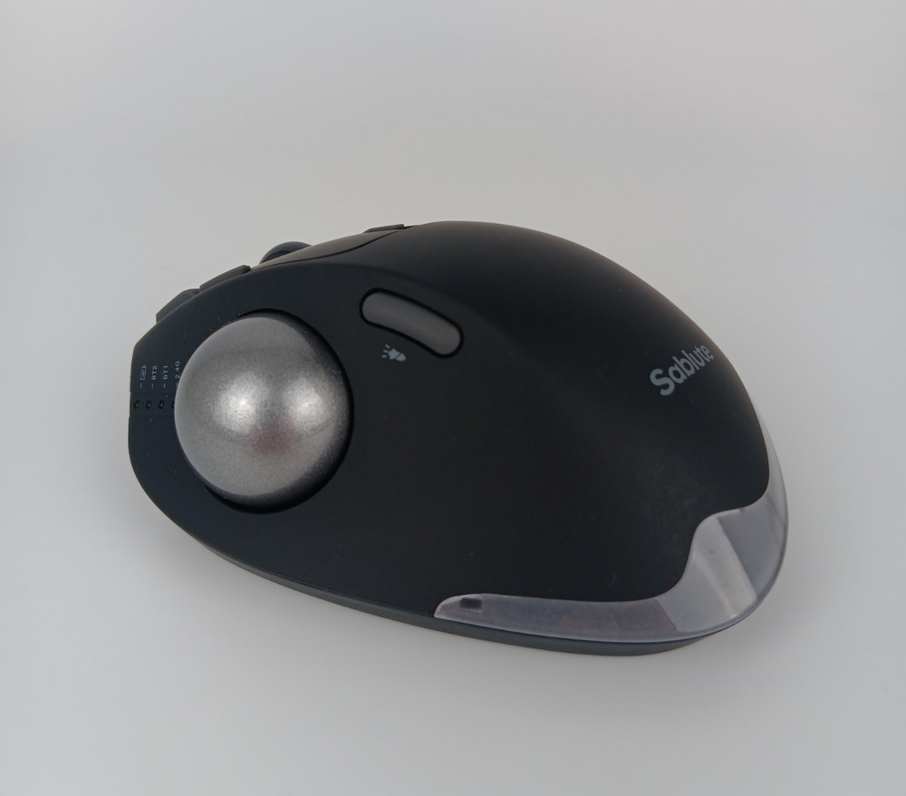 SABLUTE MA M1Pro Wireless Trackball Mouse, Ergonomic, Bluetooth with 5 Level DPI